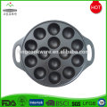 Hot Selling Round 19 Holes Cake Mould Cast Iron Enamel Baking Pan